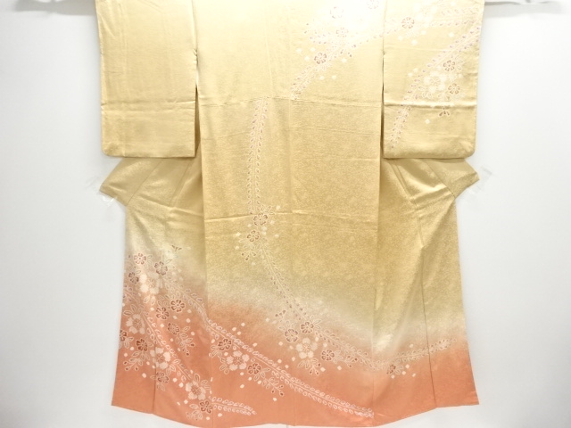 絞り花模様訪問着